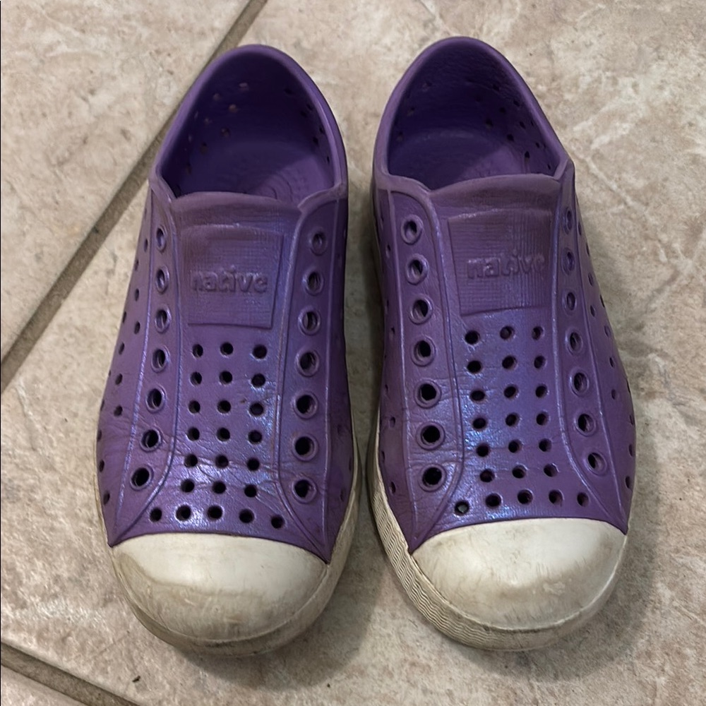 Native Shoes Purple Water-Friendly Slip-Ons
